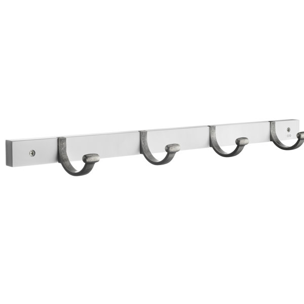 Charlton Home® Lewellyn 20'' Wide 4 Hook Wall Mounted Coat Rack Wayfair